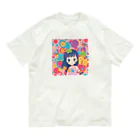 chillbee0416 (チルビー)のチルビー (あんこ) オーガニックコットンTシャツ