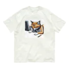 RaVaの犬と猫 オーガニックコットンTシャツ