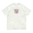 ichiri-の厚着しばいぬ オーガニックコットンTシャツ