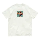 nakasato442のマッチョのドット絵６ オーガニックコットンTシャツ