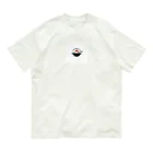 ハチ-8の日本　米と箸 Organic Cotton T-Shirt