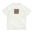 MACOCCHIの一文字のアルファベットが、美しく装飾されたデザインです Organic Cotton T-Shirt