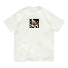 きなこのショップのネコのリサイタル オーガニックコットンTシャツ