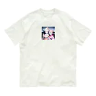 bigbamboofamilyの白く透き通る肌の娘達 オーガニックコットンTシャツ