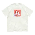 bigbamboofamilyの悪戯な娘達 Organic Cotton T-Shirt