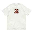 TEFのぬいぐるみと花 Organic Cotton T-Shirt