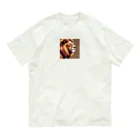 potechi2の毛づくろいをしているライオンの腹部 Organic Cotton T-Shirt