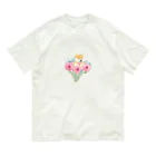 Wifebearの花束としばまる Organic Cotton T-Shirt