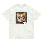 the zooの秘書猫丸 Organic Cotton T-Shirt