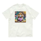 うさぎやのハートを持ったうさぎ Organic Cotton T-Shirt