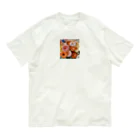 decnaの色鮮やかなガーベラのアイテム Organic Cotton T-Shirt