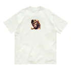 kei_matsuのゴリラの肌がつるつるで瞳が輝いている Organic Cotton T-Shirt