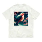 yatyohyakkeiの相思鳥 Organic Cotton T-Shirt