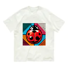 Mushikingのポップなテントウムシ Organic Cotton T-Shirt