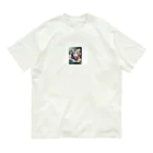 rentorataの可愛いホワイトタイガー Organic Cotton T-Shirt