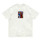 AQUAMETAVERSEの人々の信仰　なでしこ1478 オーガニックコットンTシャツ