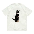 こはぜ日和  kohaze biyoriのくつした猫 オーガニックコットンTシャツ