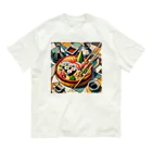 happiness_shopの江戸前の寿司をピカソ風にアレンジ Organic Cotton T-Shirt