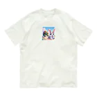 Irregular is beautifulのSwift & Sweet: The Whimsical Race オーガニックコットンTシャツ