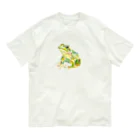 いきもの集まれ^_^のかえるくん Organic Cotton T-Shirt