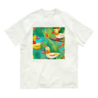 ALICE  BELLのサンシャインアヒル オーガニックコットンTシャツ