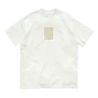 rilybiiの*pale orange *white rainbow flower  Organic Cotton T-Shirt