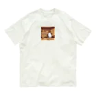 yosshiyyのぶさかわ猫 オーガニックコットンTシャツ