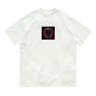 kinoko99999の恐怖の門番　架空企業ロゴ オーガニックコットンTシャツ