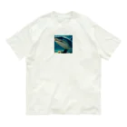 KOKAKORAのイクチオサウルス オーガニックコットンTシャツ