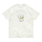 トイプードルのお爺さんのみぷぅ ふちどり オーガニックコットンTシャツ