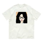 みつまめこshopのメガネ美人 Organic Cotton T-Shirt