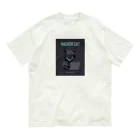 SINOBI7のはっかーきゃっと Organic Cotton T-Shirt