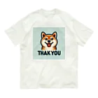 keikei5の魅力的な柴犬 オーガニックコットンTシャツ