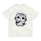 yumekauのニャンパンチ Organic Cotton T-Shirt