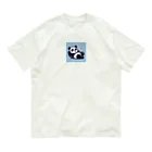 IMAOKA-RYOのふわふわのパンダ オーガニックコットンTシャツ