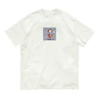 dora8の宇宙ウォークを行う宇宙飛行士な猫2 Organic Cotton T-Shirt