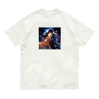 AQUAMETAVERSEの七夕の夜彦星と織り姫　なでしこ1478 オーガニックコットンTシャツ