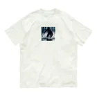 ninja925の水の上を走る忍者 Organic Cotton T-Shirt