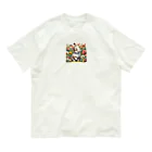 Yuya-Naganoのとってもキュートなラビット２ オーガニックコットンTシャツ