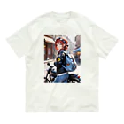 ヨーカズのバイク女子そら オーガニックコットンTシャツ