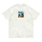 万事屋のキリン同士の激アツ対決が勃発！ Organic Cotton T-Shirt