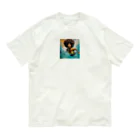 qloの海の世界を楽しむ女性 Organic Cotton T-Shirt