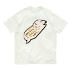 Drecome_Designの【猪の赤ちゃん】眠る瓜坊(うりぼう) オーガニックコットンTシャツ