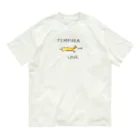 SquidinkのTempura and Love オーガニックコットンTシャツ