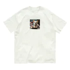 チワワ愛好家ショップのチワワと一緒に楽しむアフタヌーンティータイム！ Organic Cotton T-Shirt