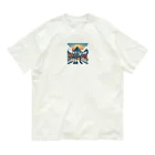 かんぱい工房の走り出す高校生 Organic Cotton T-Shirt