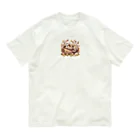 kyokingの春のうたた寝ナマネモノ オーガニックコットンTシャツ