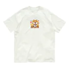 メアリーの可愛らしい表情の柴犬が感謝の気持ちを込めて Organic Cotton T-Shirt