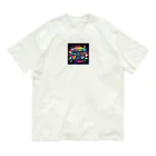 みんとのカラフルなラジカセくん オーガニックコットンTシャツ