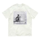 hrtapのねこの日 オーガニックコットンTシャツ